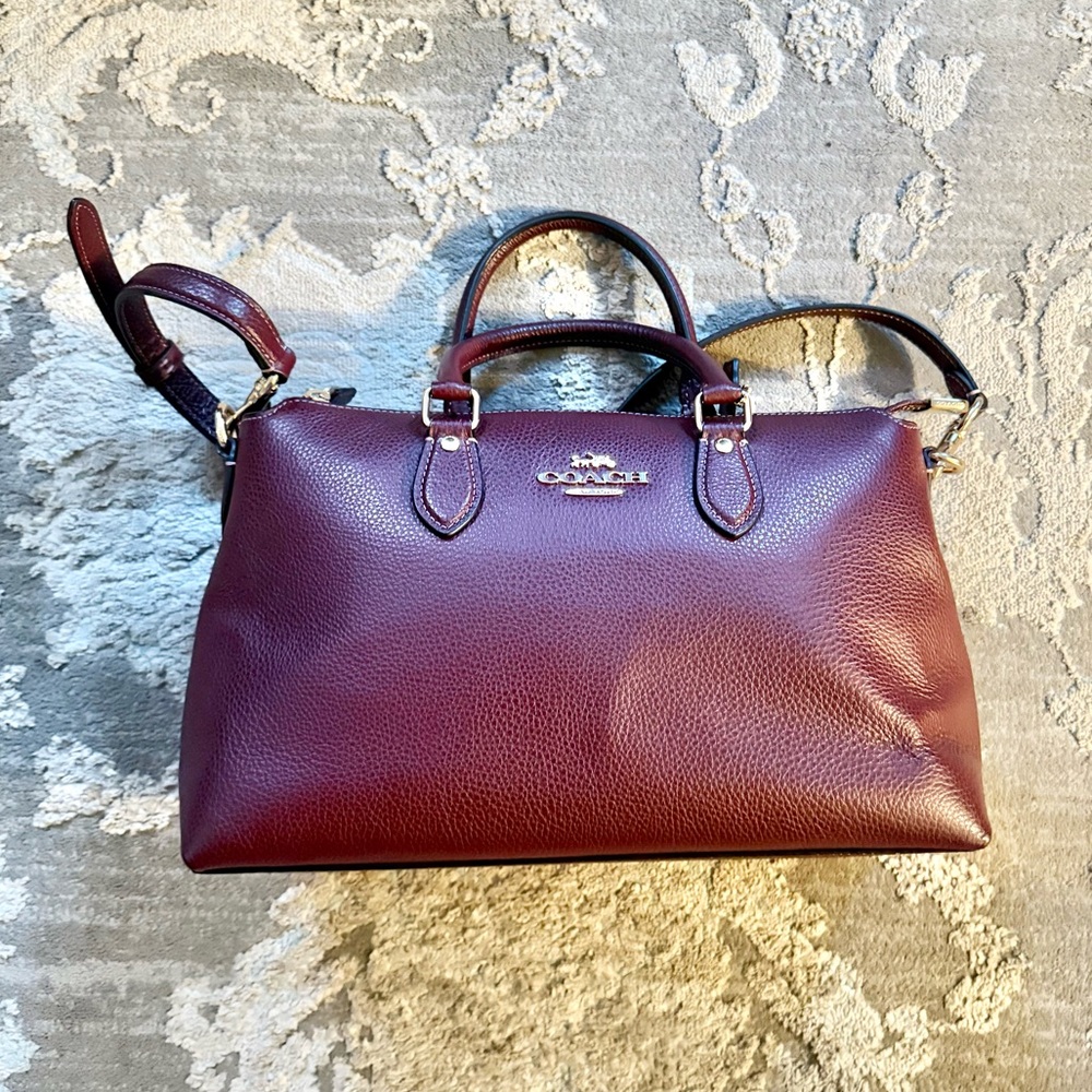 COACH Georgia Satchel Crossbody Bag - Merlot